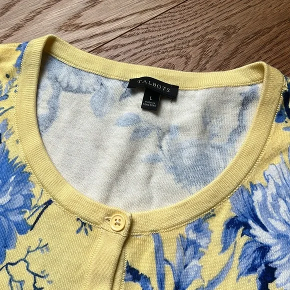 Talbots floral sweater - Picture 7 of 9